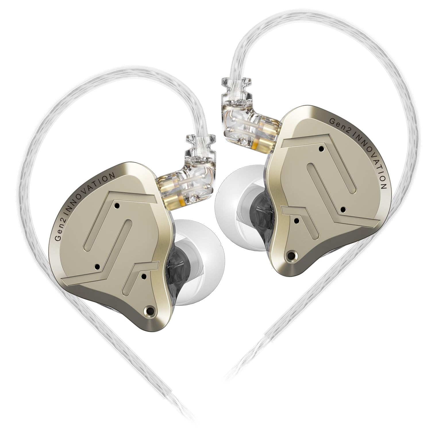 

Yinyoo Canal Earphones Wired KZ ZSN Pro2 Earphones Hybrid Earphones Monitor Chinese Earphones Gaming Wired Earphones Compatible DD&BA Re-cable (No