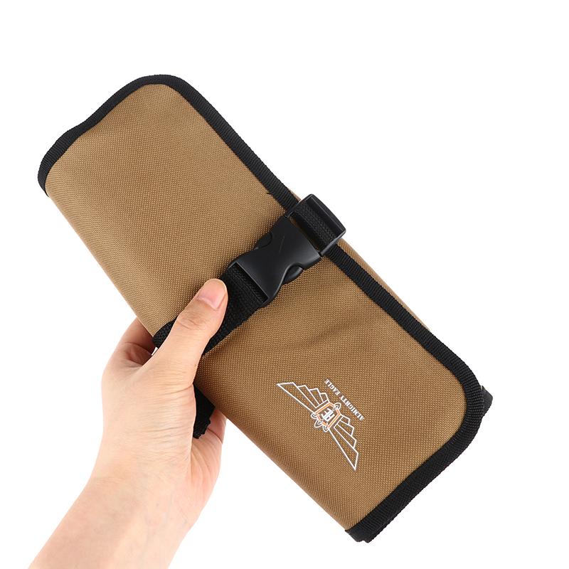 Storage Bag Toolkit Oxford Cloth Roll Portable Pouch Bag Wrench Tool Foldable Spanner Hammer Camping Pocket Tool
