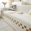 Anti-Scratching Sofa Cover Ins Style Sofa Cushion All-Inclusive Universal Cover Towel Half Plush Sofa Full Covered Blanket