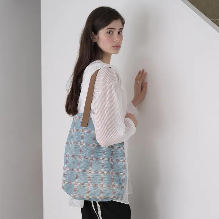 Check Mesh Eco Bag JZBG300B