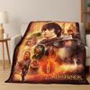 Movie L-Lord of The Rings H-Hobbit Flannel Blanket Soft Warm Blanket Throw Blanket for Bedroom Living Room Bed Picnic Gift Kid
