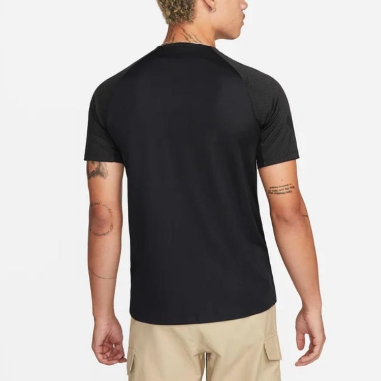 Nike Chelsea FC Dri-Fit Moisture-Wicking Cool Training Crew Neck Short Sleeve Football Shirt Men Tops Black Sesame DN2801-011