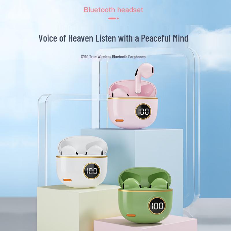 

MOGCO S190 Wireless In-Ear Bluetooth Earbuds with Digital Display