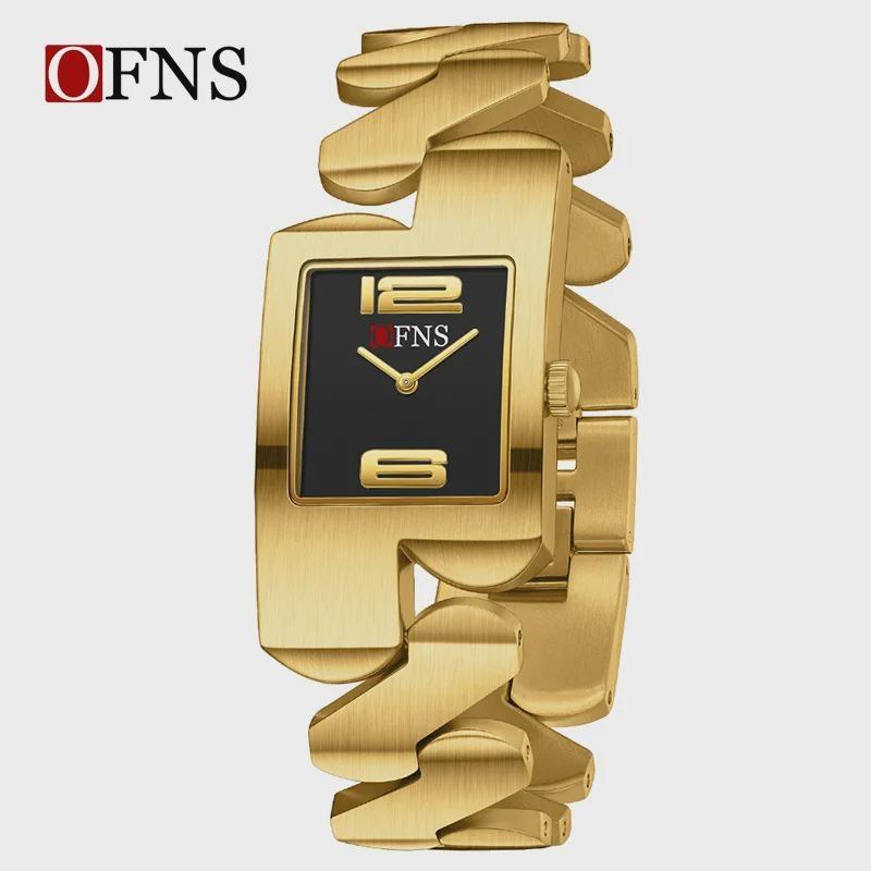 

Full Steel New Fashionable Quartz Couple Watch 3atm Life Waterproof Simple Temperament Gift men золотий/чорний