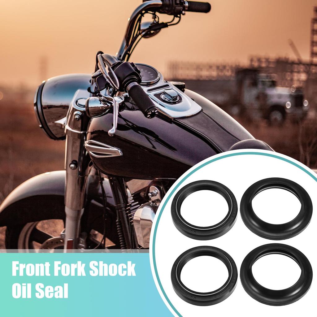 uxcell Motorcycle Front Fork Shock Oil Seal Dust Seal 41