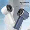 High-Speed Handheld USB Fan: 3-Speed Turbo, Strong Wind, Portable