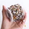 2meters 1meter Stainless Steel Natural Stone Beaded Chain for Necklace Bracelet Sweater Crystal Chain Jewelry Making DIY