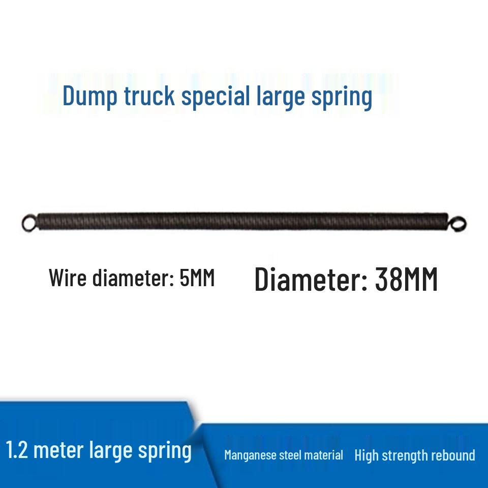 High-Strength Self-Unloading Tarpaulin Truck with Double-Loop Extension Spring Cover