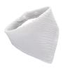 Solid Color Four-Layer Gauze Baby Bib Triangle Scarf with Snap Closure