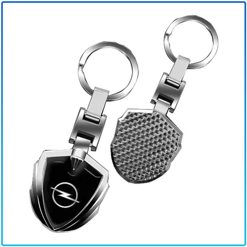 1Pcs 3D Metal Alloy Car Keychain Emblem Badge Accessories For Opel crosa d astra h insignia astra j zafira b mokkaastra vivaro astra g