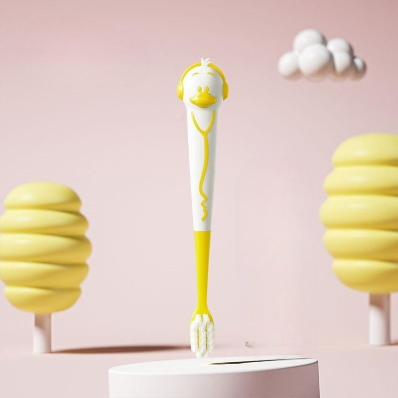 

Детская ультрамягкая зубная щетка с героями мультфильмов, детская тренировочная зубная щетка для чистки зубов, уход за зубами, зубная нить для детей 3-12 лет