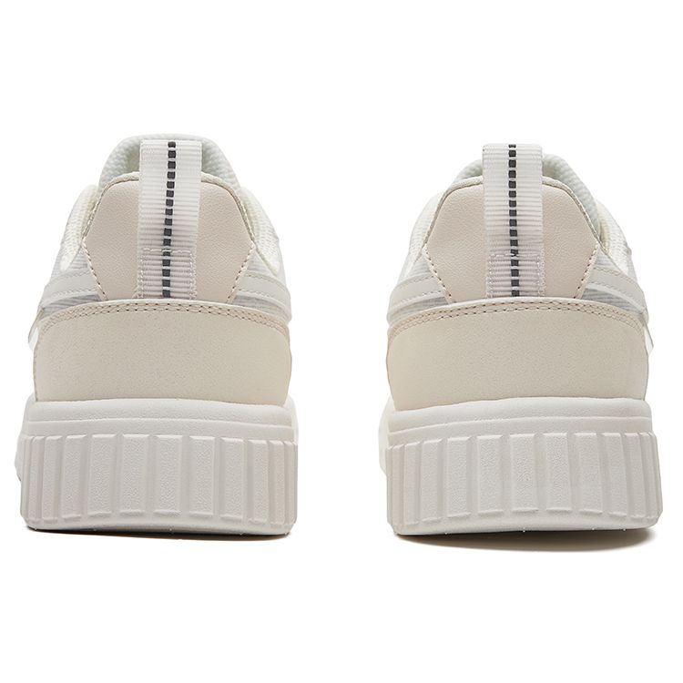 Hongxing Erke Comfortable Minimalist Low-Top Sneakers Women sneakers White Gray 52122201068-001