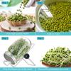 Mesh Screen Strainer for Mason Jar Sprout Cover Sprouting Lid Seed Growing Nursery Trays