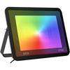 LED Flood Light Outdoor RGB Floodlight Smart APP Voice Control RGBCW 3000-6500K 30W 50W 100W for Garden Party Outdoor Lighting for Festivals etc.(50W)