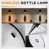 Wine Bottle LED Wireless Table Lamp 3 Colors Infinite Dimming USB Rechargeable Dining Table Lamp Drinking Lights