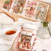 20 Sheets Girls Life Theme Stickers DIY Collage Decorative PET Girls Handbook Have a Good Day Durable Sticker Book