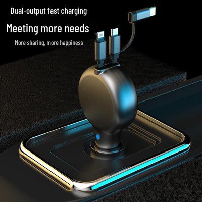 Dianyi Dual-Port Fast Car Charger with QC3.0 for Huawei, Type-C, Apple Devices