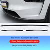 AITESLCAR For Tesla Model Y Lauch/Juniper 2025 2026 Bumper Rearview Mirror Anti-collision Strips Trim Anti-scratch Sticker Cover