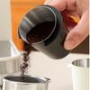 304 Stainless Steel Dosing Cup Wear Resistant Durable Coffee Powder Cup Precision Ergonomic Powder Feeder