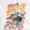 TMNT Unisex Adult Pizza Party Michelangelo T-Shirt