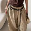 Song Yanfei super long multi-layer Peruvian leather rope beaded waist chain belt versatile fashion clothing accessory chain