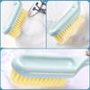 Household Long-handled Shoe Brush Hangable Plastic  Multifunctional Cleaning  Soft Bristle Brush