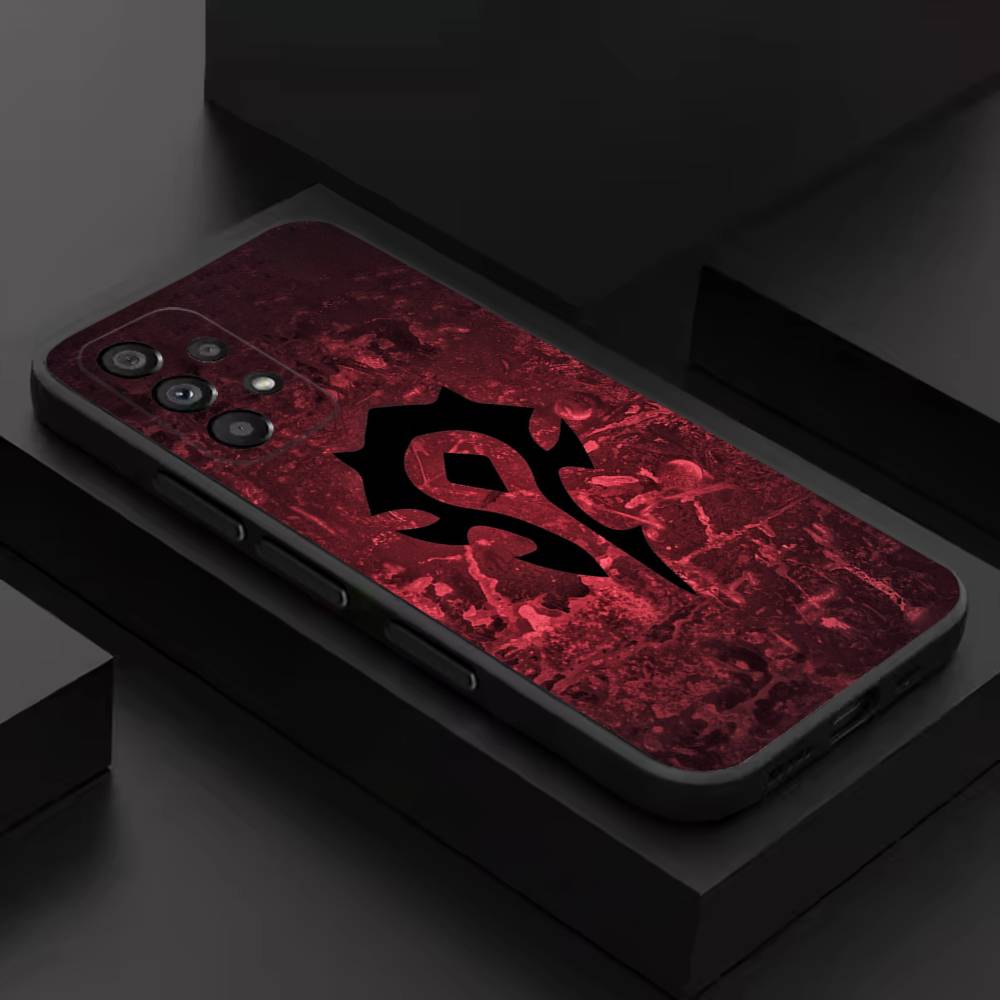 W-World Of W-Warcraft Cool Phone Case For Samsung S 9,10,21,30,22,23,24,25,26,Ultra,Plus,Lite,FE,4,5G Black Soft Precise