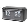 Retro Flip Clock Multifunctional Stylish Innovative Mechanical Flip Desk Clock with Clear Cover for