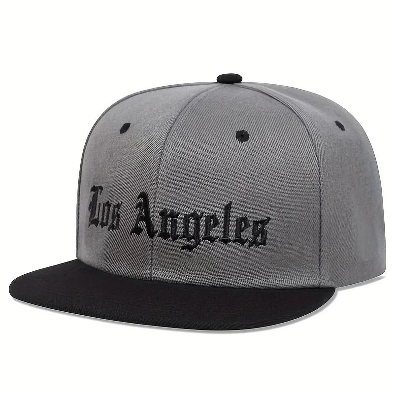 Women Los Angeles Embroidery Hip-Hop Hats Spring And Autumn Outdoor Use Adjustable Sportss Casual Baseball Caps Sunscreen Hat For Men And