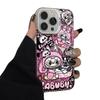 Pink Cloth Cloth Is Suitable for IPhone16Pro Mobile Phone Case Apple 15pro14Plus Cartoon 13prox.