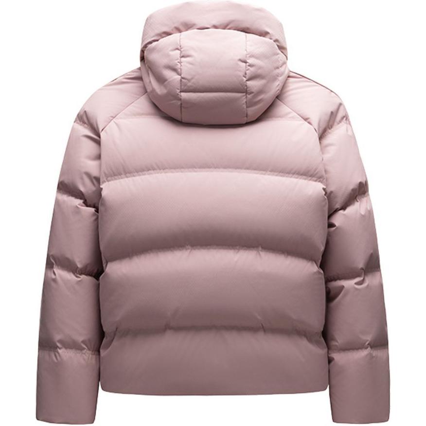 Anta Comfortable Casual Versatile Solid Color Down Jacket Women Outerwear Resilient-Pink 162448902N-5