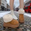 Winter Warm Cotton Short Botas Para Mujer Fashion Platform Thick Sole Women Fur Snow Boots Outdoor Comfort Shoes