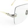 Great DITA Glasses Embra DTX155 Two point gold mens Used