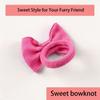 48Pcs Cute Bow Pet Headbands Random Color, Soft Multi-Color Combination Pet Accessories Suitable for Cats and Dogs