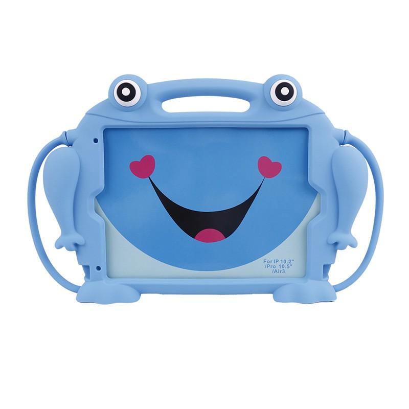 Kids Cartoon Frog Silicone Shockproof Tablet Case With Stand IPad 10.5 10.2 Air 3
