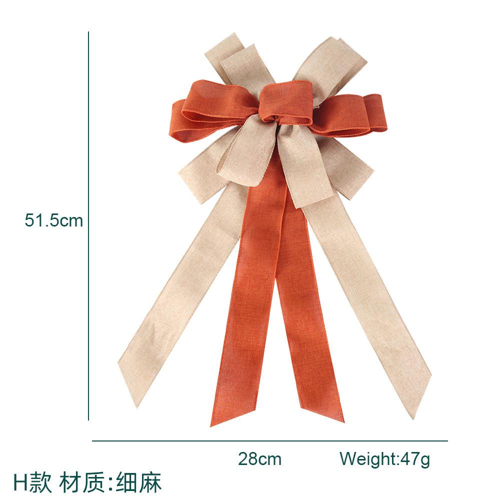 

Pink Shimmer Delightful Christmas Tree Bows Made Of Burlap For Festive Accents Home H Style