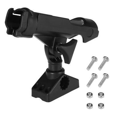 Einstellbare Fischerboot Ruten Halter Rack 360 Grad drehbare Kajak Angelrute Halter Halterung