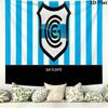 Gimnasia De La Plata Wall Tapestry Aesthetic Wall Hanging Printed Fabric Blanket Decorative Tapestries for Bedroom Living Room Home Decor