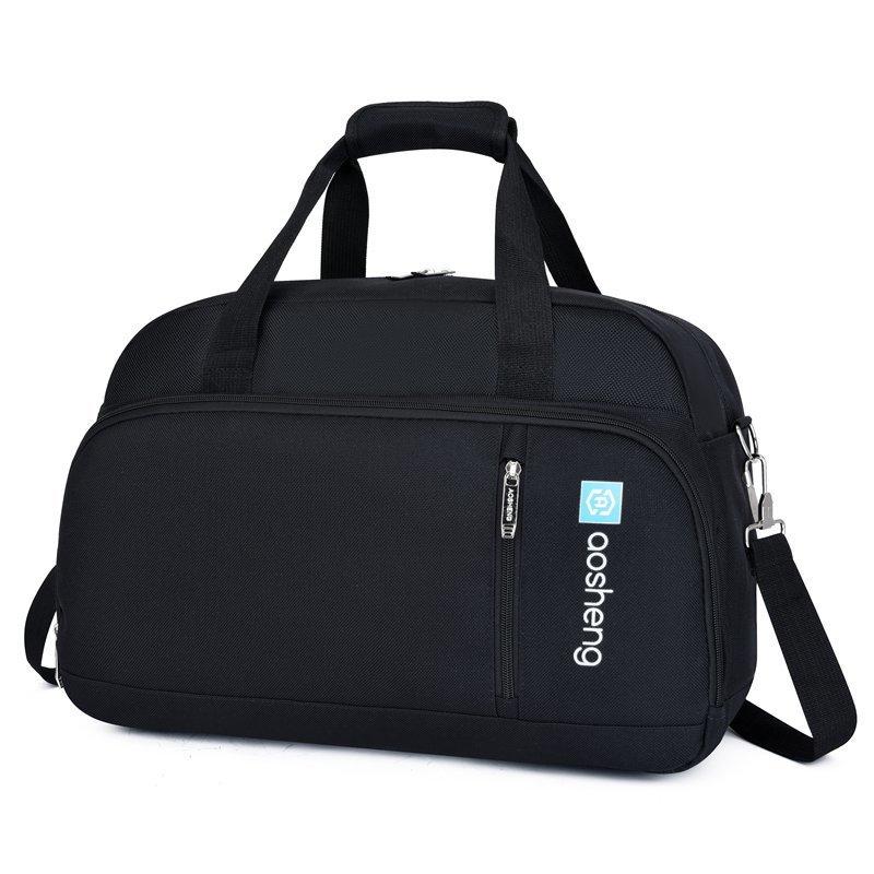 Travel bag Large capacity portable men's sports training bag Lightweight waterproof shoulder duffel bag Short-distance travel boarding bag