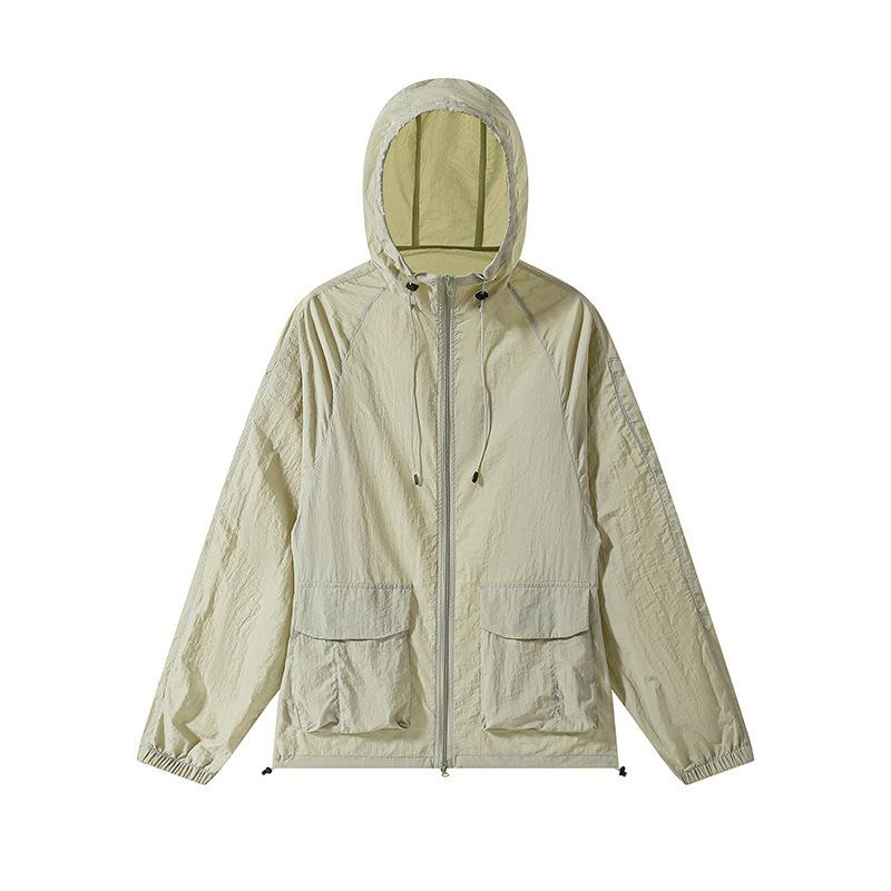 Summer, new, mosquito repellent anti-splashing luminous sunscreen, men's outdoor leisure anti-ultraviolet light and breathable jacket