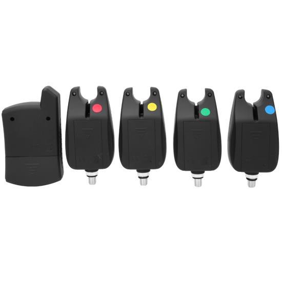 4ks rybářský alarm a; 1 ks indikátoru přijímače zvuk a; Příslušenství k rybářskému vybavení LED Light Alert