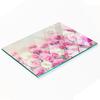 Glass Kitchen Chopping Board with Wild Rose Flower Graphics 80x52 Cm