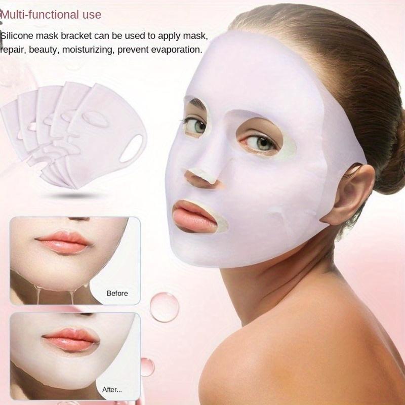 Silicone Mask Holder, 3D Reusable Moisturizing Mask Holder, Moisturizing Mask Skin Care Tool
