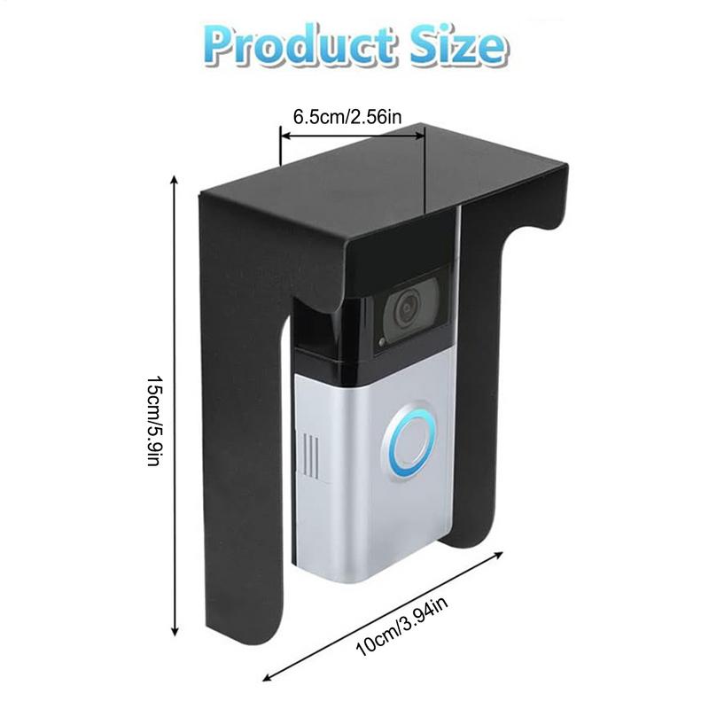 Ring Faceplate for Doorbell Large Ring Doorbell Accessories Waterproof and Weatherproof Precise Anti Glare Finish Long Lasting