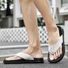 Fashion Non-Slip Outdoor Slippers Men's Flip Flops Comfortable Soft Sole Beach Sandals Lightweight Casual Shoes for Summer Size 38-46