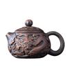 Jianshui Clay Purple Pottery Teapot Hand Painted Antique Relief Teapot Household Teapot Kungfu Tea Set Kettle