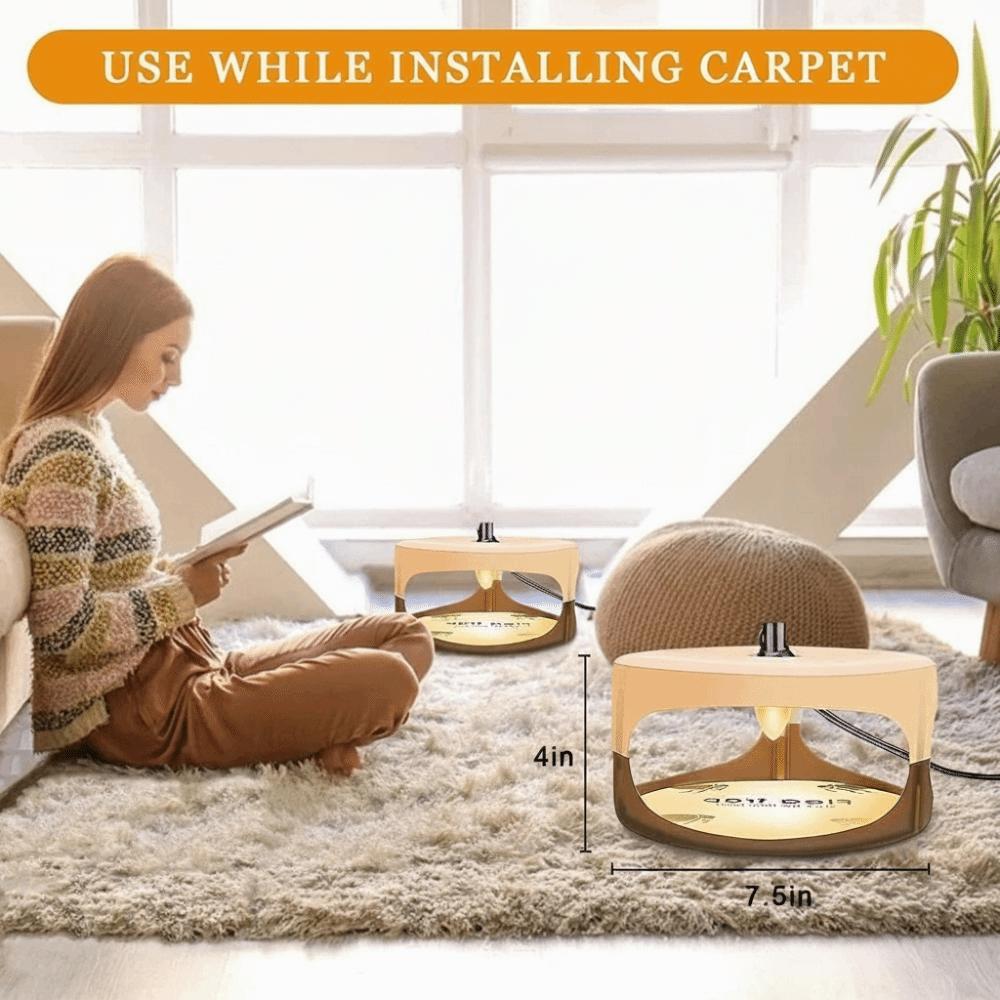 Round Shape Pest Control Capture Trap Effective Flea Trap Light Insect Catcher Indoor Use