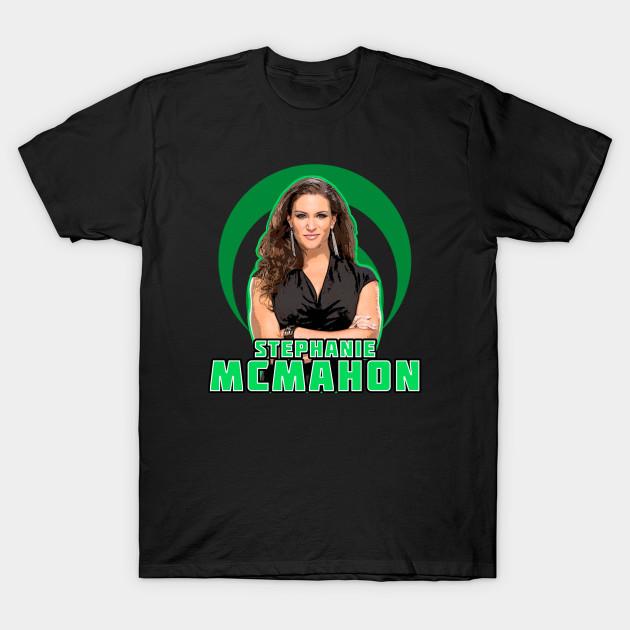 

Men Black Print T-shirt Stephanie Mcmahon No-Cut Transfer Paper Print Cotton Tshirt 4XL чорний