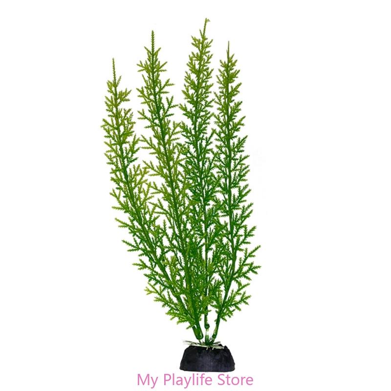 Artificial Plastic Water Plant Grass Aquarium Decorations Plants Fish Tank Grass Flower Ornament Decor Aquatic Accessories