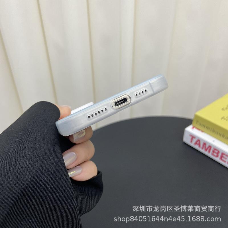 Guitar Puppy for Apple 15 Color Silver iPhone14Pro Creative 11Promax Scrub 16 Protective Case 17